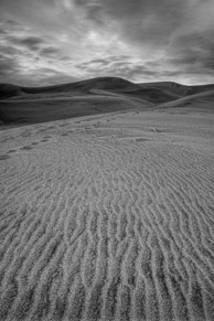 Dunes in Black and White / Great Sand Dunes National Park, Colorado: The dunes in black and white
